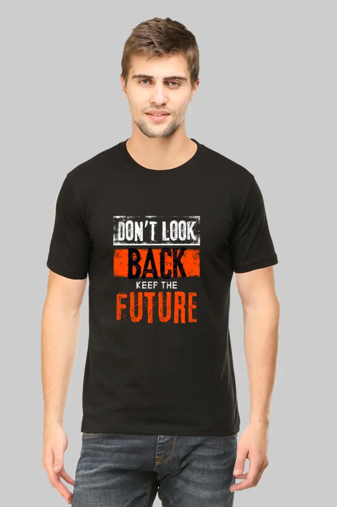 Don't Look Back-Tee (Black, S)