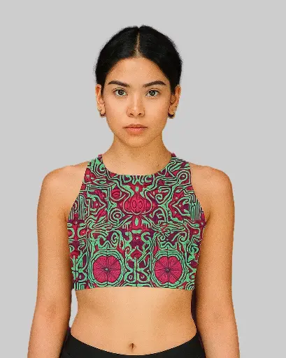 Sports Bra: Psyche Florals